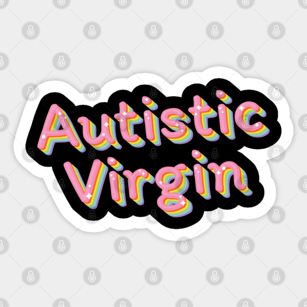 Autistic Virgin Sticker by Trendsdk